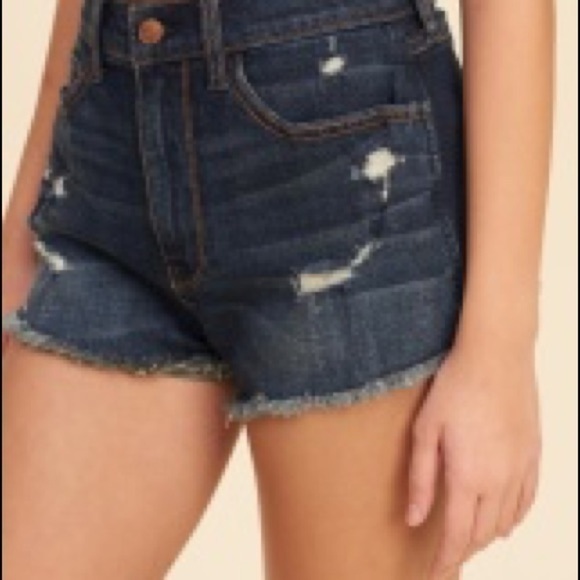 Hollister High-Rise Vintage Ripped Dark Wash - Picture 2 of 8